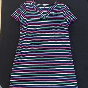 Talbots Vibrant Striped Swim Coverup